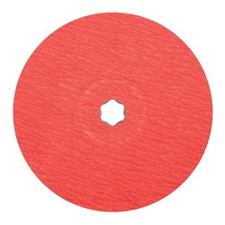 COMBICLICK FIBER DISC, 7IN DIA CERAMIC