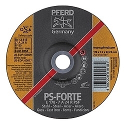 7INX1/4 GRINDING WHEEL, 7/8AH A 24 R