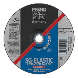 9INX1/4 GRINDING WHEEL, 7/8AH CO 24 Q SG