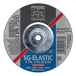 7INX1/4 GRINDING WHEEL, 5/8-11 THD. CO