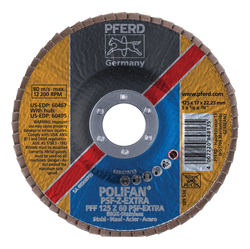 5INX7/8 POLIFAN FLAP DISC - FLAT