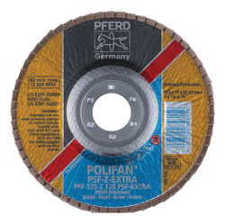 5INX7/8 POLIFAN FLAP DISC - FLAT