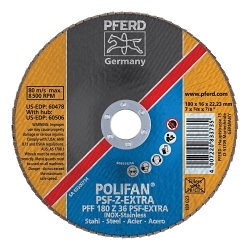 7INX7/8 POLIFAN FLAP DISC - FLAT