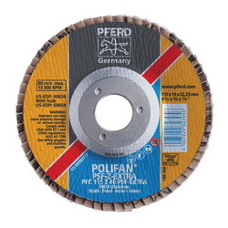 6INX5/8-11 POLIFAN FLAP DISC - FLAT