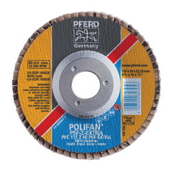 6INX5/8-11 POLIFAN FLAP DISC - FLAT