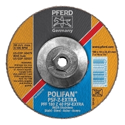7INX5/8-11 POLIFAN FLAP DISC - FLAT