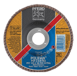 5INX7/8 POLIFAN FLAP DISC - CONICAL