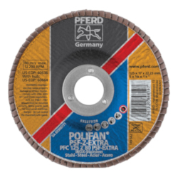 5INX7/8 POLIFAN FLAP DISC - CONICAL