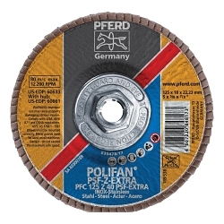 5INX5/8-11 POLIFAN FLAP DISC - CONICAL