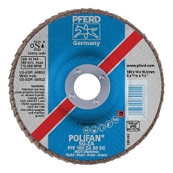 4INX5/8 POLIFAN FLAP DISC - FLAT SG,