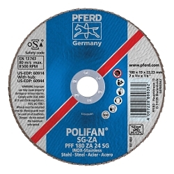 7INX7/8 POLIFAN FLAP DISC - FLAT SG,