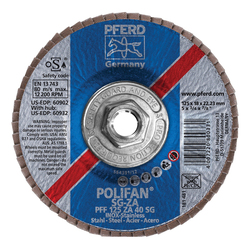 5INX5/8-11 POLIFAN FLAP DISC - FLAT SG,