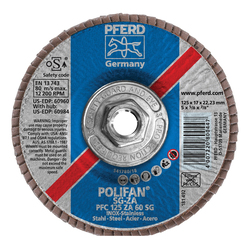 5INX5/8-11 POLIFAN FLAP DISC - CONICAL