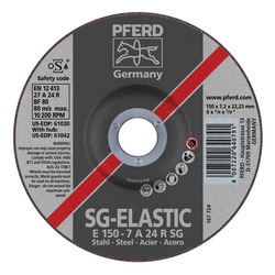6INX1/4 GRINDING WHEEL, 7/8AH A 24 R SG
