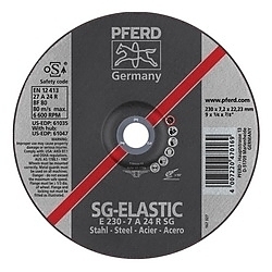 9INX1/4 GRINDING WHEEL, 7/8AH A 24 R SG