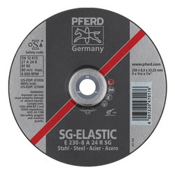 9INX3/8 GRINDING WHEEL, 7/8AH A 24 R SG