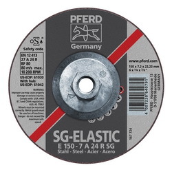 6INX1/4 GRINDING WHEEL, 5/8-11 THD. A 24