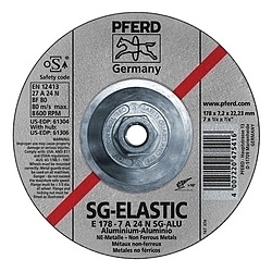 7INX1/4 GRINDING WHEEL, 5/8-11 THD. A 24