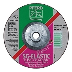 6INX1/4 GRINDING WHEEL, 5/8-11 THD. C 24