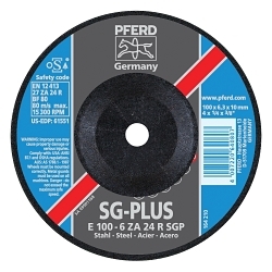 4INX1/4 GRINDING WHEEL 3/8 AH ZA 24 R