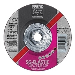 4-1/2X1/4 GRINDING WHEEL, 5/8-11 THD. ZA