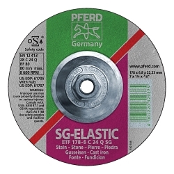 7INX1/4 GRINDING WHEEL, 5/8-11 THD. T28