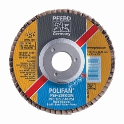 4INX5/8 POLIFAN FLAP DISC - CONICAL PSF,