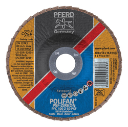 4INX5/8 POLIFAN FLAP DISC - CONICAL PSF,