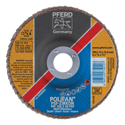 4INX5/8 POLIFAN FLAP DISC - FLAT PSF,