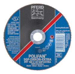 7INX7/8 POLIFAN FLAP DISC - FLAT SGP,