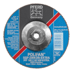 7INX5/8-11 POLIFAN FLAP DISC - FLAT SGP,