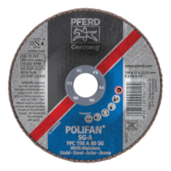 6INX7/8 POLIFAN FLAP DISC - CONICAL SG,