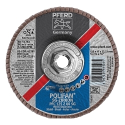 5INX5/8-11 POLIFAN FLAP DISC - CONICAL