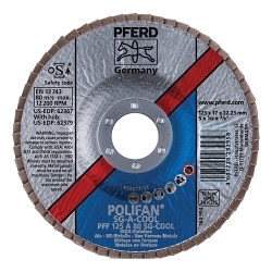 5INX7/8 POLIFAN FLAP DISC - FLAT SG, AO