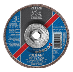 5INX5/8-11 POLIFAN FLAP DISC - CONICAL