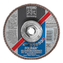 5INX5/8-11 POLIFAN FLAP DISC - CONICAL