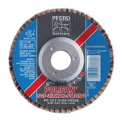5IN POLIFAN-STRONG FLAP DISC SGP,