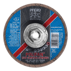 5IN POLIFAN-STRONG FLAP DISC SGP,