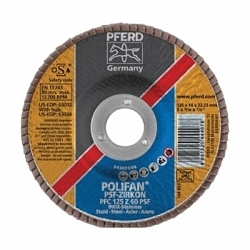 4INX3/8-24 POLIFAN FLAP DISC - CONICAL