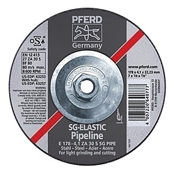 7INX1/8 PIPELINE WHEEL, 5/8-11 THD.