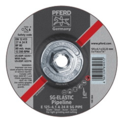 5INX5/32 PIPELINE WHEEL, 5/8-11 THD.