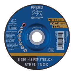 6INX1/8 PIPELINE WHEEL, 7/8 A.H. (4.1MM)
