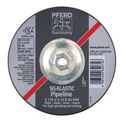 7INX1/8 PIPELINE WHEEL, 7/8AH (4.1MM) A