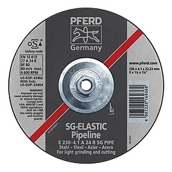 9INX1/8 PIPELINE WHEEL, 5/8-11 THD.