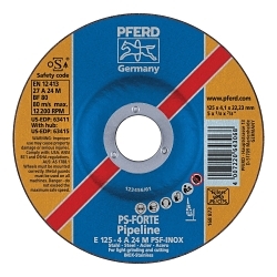 5INX1/8 PIPELINE WHEEL, 7/8AH (4.1MM) A