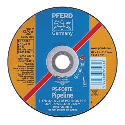 7INX1/8 PIPELINE WHEEL, 7/8AH (4.1MM) A