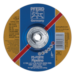 6INX1/8 PIPELINE WHEEL, 5/8-11 THD.