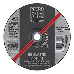 9INX1/8 PIPELINE WHEEL, 7/8AH (4.6MM) ZA