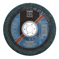 7INX7/8 POLIFAN CURVE FLAP DISC SGP,