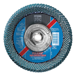 5x5/8-11 40GR POLIFAN CURVE FLAP DISC